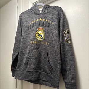 Real Madrid soccer hoodie - youth size large